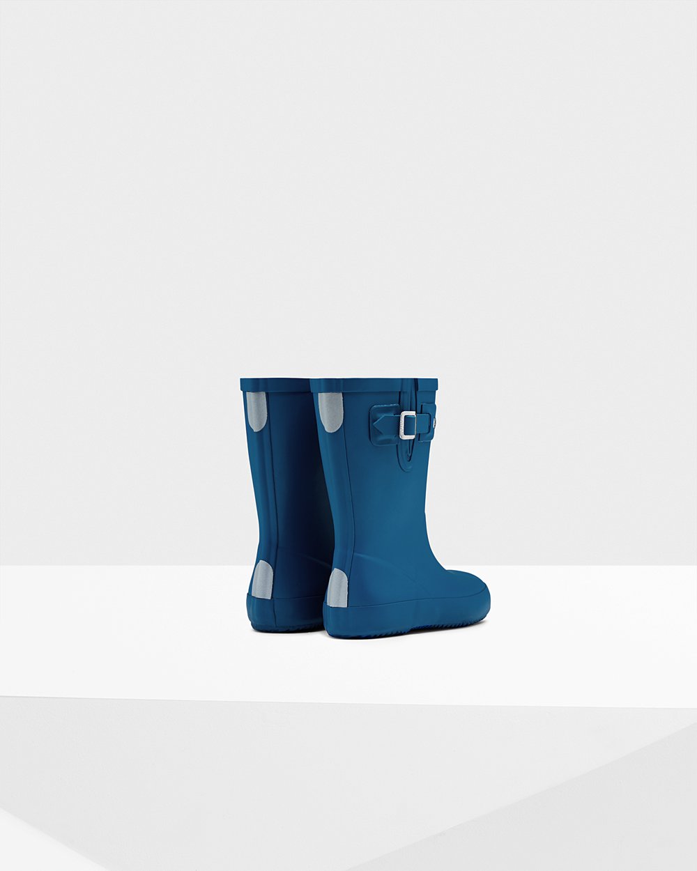 Hunter Niños Original First Flat Sole - Botas de Lluvia Azules - 460-NMFLCP